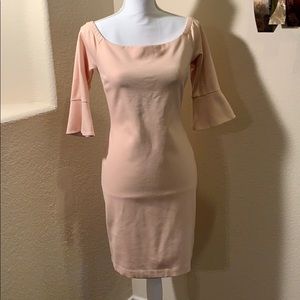 Bar III color peach dress